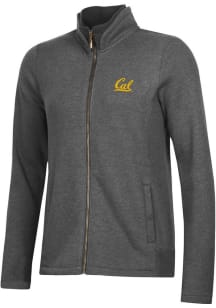 Gear for Sports Cal Golden Bears Womens Charcoal Relaxed Luxe Long Sleeve Full Zip Jacket