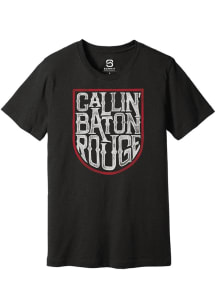 Summit Sportswear Baton Rouge Black Callin' Baton Rouge Short Sleeve Fashion T Shirt