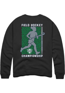 Summit Sportswear MAC Mens Black Field Hockey Long Sleeve Crew Sweatshirt
