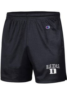 Champion Duke Blue Devils Mens Black Primary Logo Shorts