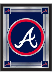 Atlanta Braves Hanging Back Bar Mirror