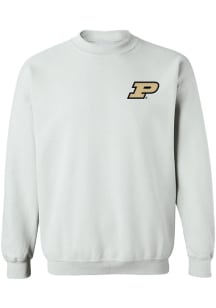 Vive La Fete Purdue Boilermakers Womens White Impressions Crew Sweatshirt