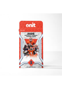 Illinois Fighting Illini 2026 Football Single Pack Collectible NCAA Cards - Navy Blue