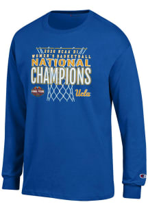 Champion UCLA Bruins Blue WBB National Champs 2026 Jersey Long Sleeve T Shirt