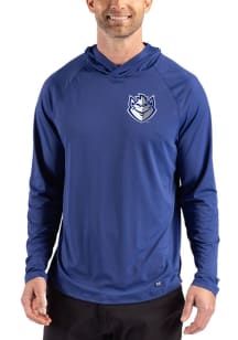Cutter and Buck Saint Louis Billikens Mens Blue Prospect Eco Long Sleeve Hoodie