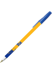 Pitt Panthers Single Superball Pen - Gold