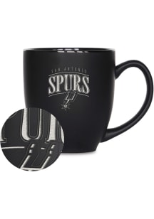 San Antonio Spurs Tribute Bistro Ceramic Mug - Black