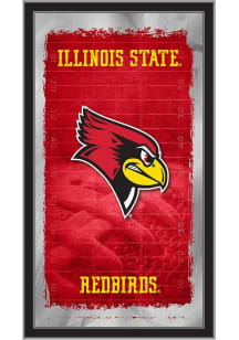 Illinois State Redbirds Football Hanging Back Bar Mirror
