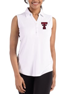 Cutter and Buck Texas Tech Red Raiders Womens White Forge Eco Polo Shirt