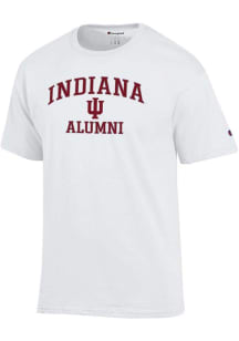 Champion Indiana Hoosiers White Logo Alumni Jersey Short Sleeve T Shirt
