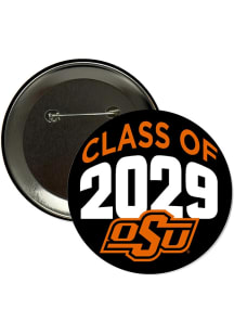 Oklahoma State Cowboys 3" Class of 2029 Button - Orange