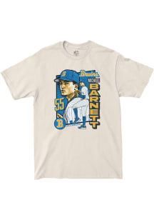 Michael Barnett UCLA Bruins Ivory Illustrated Short Sleeve Fashion Player T Shirt