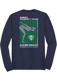 Summit Sportswear MAC Navy Blue Women's Swim & Dive Championship 2026 Long Sleeve T Shirt