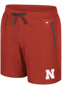 Colosseum Nebraska Cornhuskers Mens Red Leto Shorts