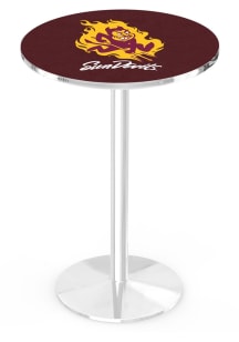 Arizona State Sun Devils Sparky Chrome Round Base Pub Table