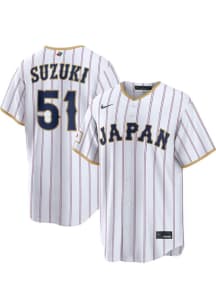 Seiya Suzuki Nike Japan Mens White World Baseball Classic Limited Baseball Jersey