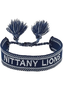 Penn State Nittany Lions Woven Tassel Womens Bracelet