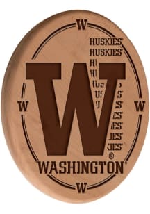 Washington Huskies Laser Engraved Sign - Brown