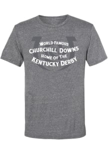 Kentucky Derby Grey Churchill Downs Short Sleeve Fashion T Shirt