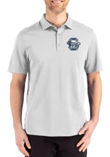 Cutter and Buck Penn State Nittany Lions Mens Ash Vault Advantage Refresh Short Sleeve Polo