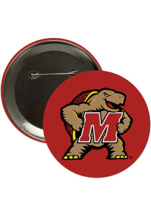 Maryland Terrapins 3" Main Mark Button - Red