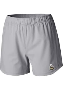Columbia Purdue Boilermakers Womens Grey Heat Seal Tamiami Pull-On Shorts