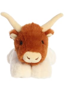 Austin Longhorn 8" Plush - White