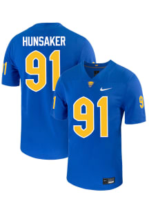 Samuel Hunsaker  Nike Pitt Panthers Blue NIL Name And Number Football Jersey