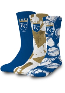 Kansas City Royals ISlide iSlide Primary Mens Crew Socks