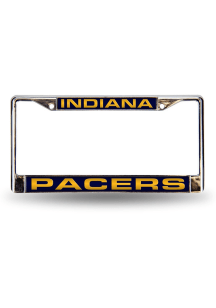 Indiana Pacers Chrome License Plate Frame - Navy Blue