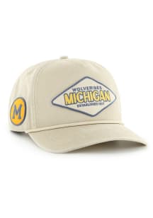 47 Michigan Wolverines Cairn Hitch Adjustable Hat - Natural