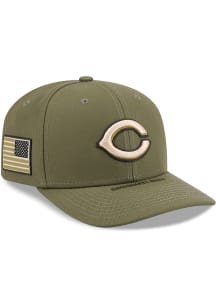 New Era Cincinnati Reds 2026 MLB Armed Forces Day 9SEVENTY Stretch Snap Split Adjustable Hat - Oli..