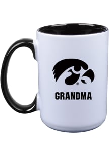 Iowa Hawkeyes Grandma 15oz Ceramic Mug - White