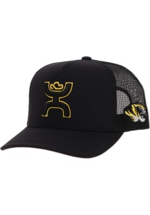 Hooey Missouri Tigers 6 Panel Trucker Adjustable Hat - Black