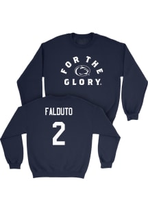 Ava Falduto Penn State Nittany Lions Mens Navy Blue NIL For The Glory Player Crew