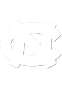 North Carolina Tar Heels 6 Inch Primary Auto Decal - White