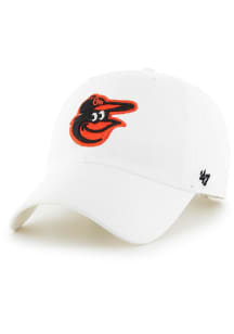 47 Baltimore Orioles Clean Up Adjustable Hat - White