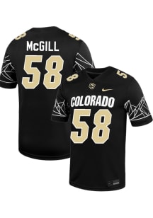 Zarian McGill  Nike Colorado Buffaloes Black Football NIL Game Football Jersey