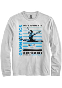 Summit Sportswear Big Ten White 2026 Women's Gymnastics Championships Long Sleeve T Shirt