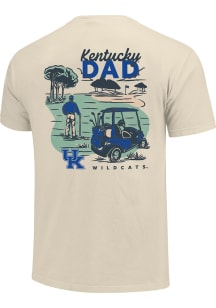 Kentucky Wildcats Ivory Golf Dad Short Sleeve T Shirt