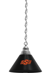 Oklahoma State Cowboys Single Silver Billiard Lamp