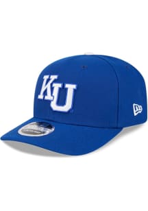 New Era Kansas Jayhawks NCAA Replica 9SEVENTY Stretch Snap Adjustable Hat - Royal Blue