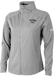Columbia Oklahoma State Cowboys Womens Grey Fairway Friends Light Weight Jacket