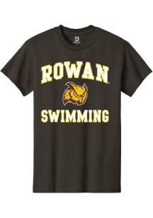 Summit Sportswear Rowan University Brown Swimming Short Sleeve T Shirt