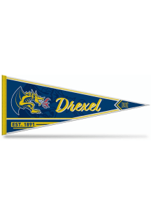 Drexel Dragons Line Est. 12x30 Pennant - Navy Blue