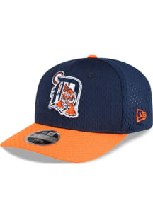 New Era Detroit Tigers Navy Blue JR Jersey Mesh 9SEVENTY Stretch Snap Youth Adjustable Hat