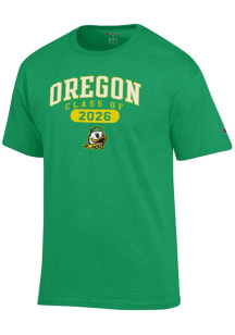 Champion Oregon Ducks Green Class of 2026 Jersey Short Sleeve T Shirt