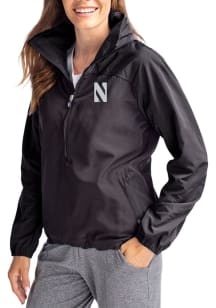 Cutter and Buck Northwestern Wildcats Womens Purple Charter Eco Long Sleeve Pullover