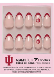 Indiana Hoosiers Glamnetic Press On Nails Cosmetics