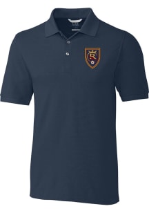 Cutter and Buck Real Salt Lake Navy Blue Advantage Pique Big and Tall Polo